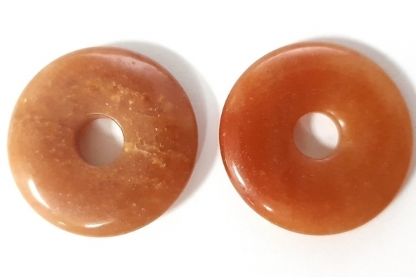 roter Aventurin Donut ca. 3 cm