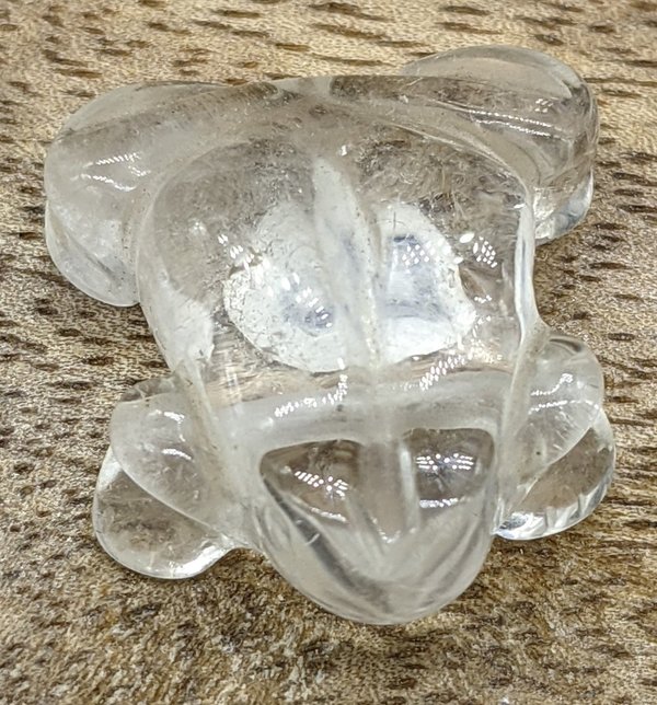 Bergkristall Frosch ca. 6 gr. & ca. 2,5 cm